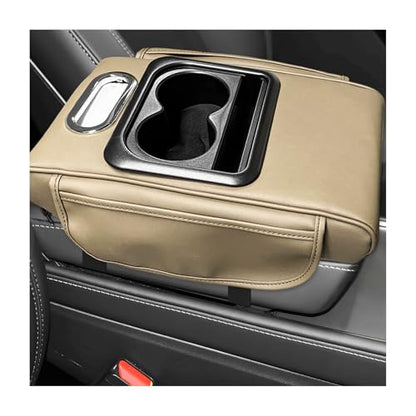 Car Center Console Armrest Pillow (Beige, Normal)
