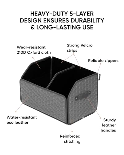 Trunk Organizer for SUV (Gray 21)