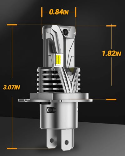 H4 Bulb 120000LM 900% Super Brighter For Uber (Cool White / H4/9003)