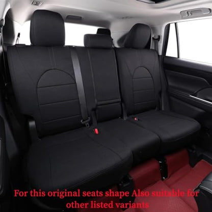 Camry Car Seat Covers Custom Fit for Toyota 2025 2026 Camry (Polyester(Black) / 2025-2026 Camry Hybrid (Le Se))