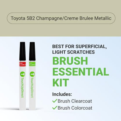 Car Paint Touch Up Brush Kit (Brush - Essential Kit / Champagne/Creme Brulee Metallic)