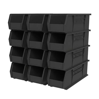 30234 AkroBins Plastic Storage Bins (Black / Storage Bins Only)