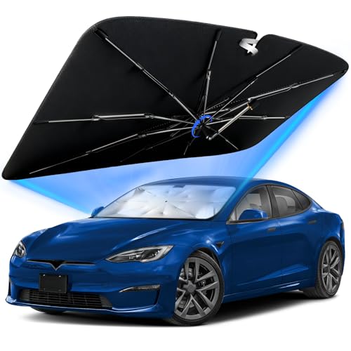 Windshield Sun Shade for Tesla Model S 2012 (Fit for Tesla Model S 2012-2026)
