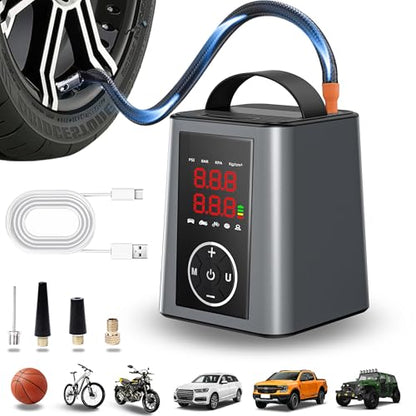 Cordless Car Tire Inflator 150 PSI 20000mAh Portable Air Pump