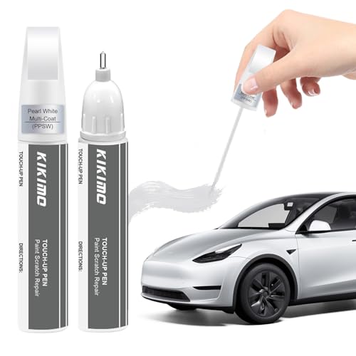 for Tesla Touch Up Paint (Pearl White Multi-Coat(PPSW))
