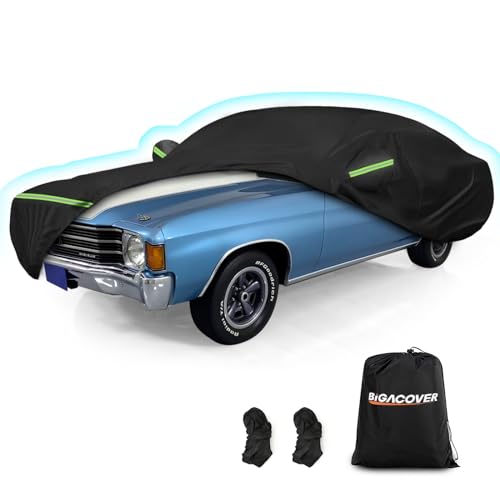 Car Covers for Chevrolet Chevelle Malibu SS Sedan (Black / for Chevrolet Chevelle Malibu SS 1964-1972)