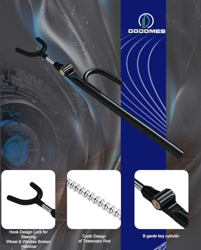 Steering Wheel Lock Anti (Two hooks / Black)