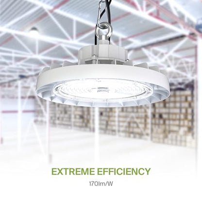 150W LED High Bay UFO Lighting (White)