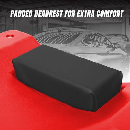 TRP6240 Torin Blow Molded Plastic Rolling Garage (Red Rolling Creeper)