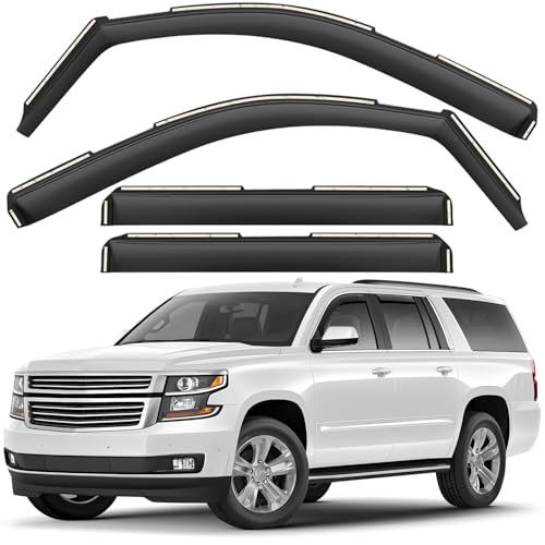 Window Deflectors Smoke Tinted In (For Suburban 15-20)