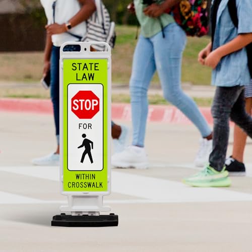 State Law Stop for Pedestrian Within Crosswalk MUTCD R1 (Stop For Pedestrian Within Crosswalk)
