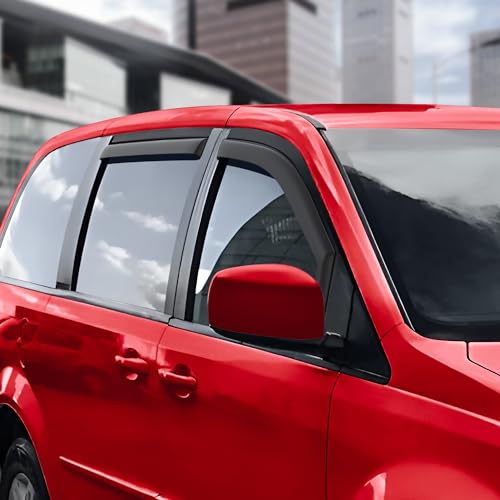 in Channel Extra Durable Rain Guards for Dodge Grand Caravan 2008 (For Grand Caravan 08-20)