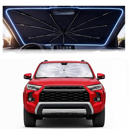 Car Windshield Sun Shade Umbrella for Toyota 4Runner 2010 (For Toyota 4Runner 2010-2024)