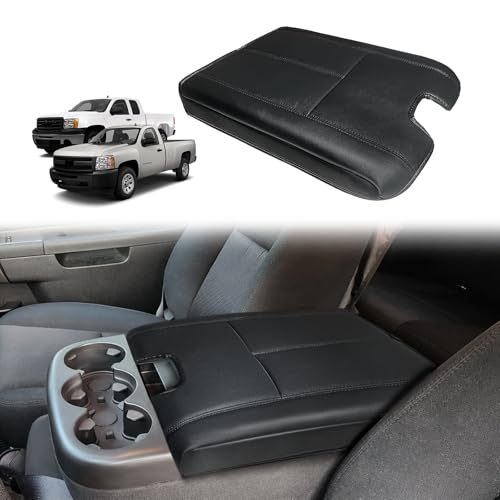 Armrest Cover for Chevy Silverado 2007 (1) 07-13 |Slv&Tahoe&Sra&Yukon| Jump Seat, Regular)