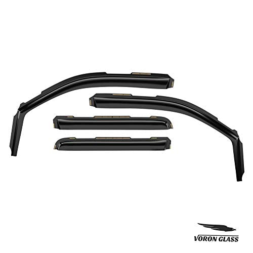 in Channel Extra Durable Rain Guards for Ford F150 2009 (2011-2014 Ford F150 SVT Raptor)