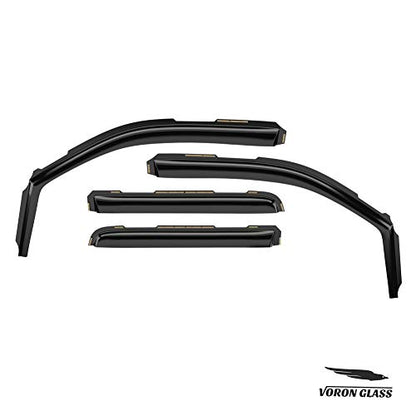 in Channel Extra Durable Rain Guards for Ford F150 2009 (2011-2014 Ford F150 SVT Raptor)