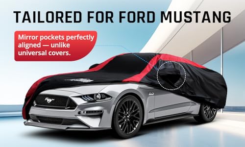 Car Cover Waterproof Custom Fit for Ford Mustang 1994 (Custom Fit - Ford Mustang)