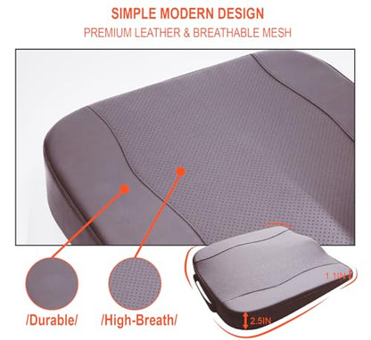 Car Seat Cushion (Classic Brown)