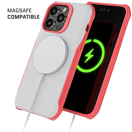 EXEC Wallet iPhone 14 Pro Max Case for Women with MagSafe Magnetic Credit Card Holder Supports Mag Safe Accessories (iPhone 14 Pro Max / Pink)