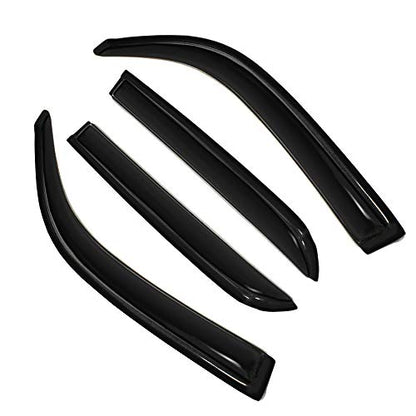 Outside Rain Guards Compatible with Toyota Sequoia 01 (for Sequoia 2001-2007)