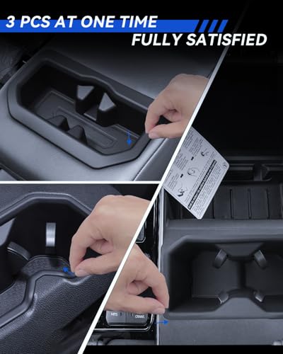 for Tundra 3 Pcs Cup Holder 2022 (for 2022-2026 Toyota Tundra)