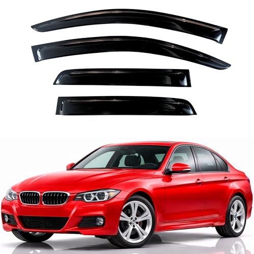 Rain Guards Window Visors for 2012 (2012-2018 BMW 3 Series Sedan)