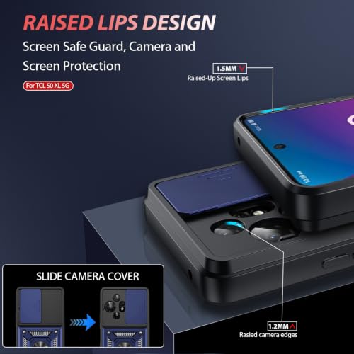 for TCL 50 XL 5G Phone Case (TCL 50 XL 5G（6.78"） / Blue)