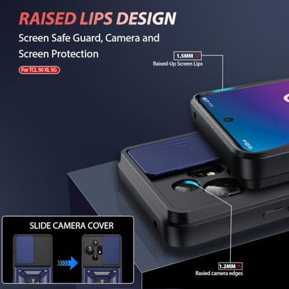 for TCL 50 XL 5G Phone Case (TCL 50 XL 5G（6.78"） / Blue)