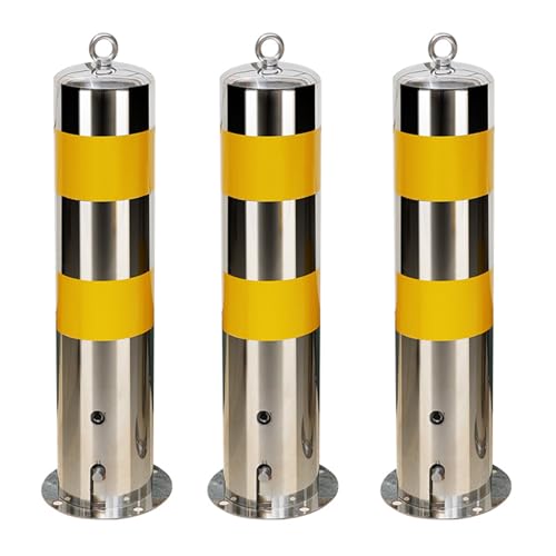 Safety Barrier Bollard (Yellow (3pcs))