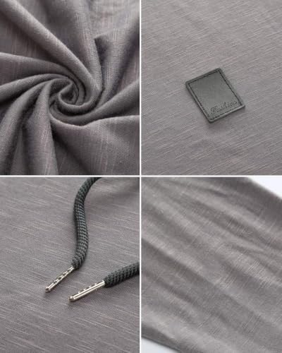 Mens Fashion Athletic Hoodies Sport Sweatshirt Solid Color Fleece Pullover Dark Grey 3XL (3X-Large / Grey)