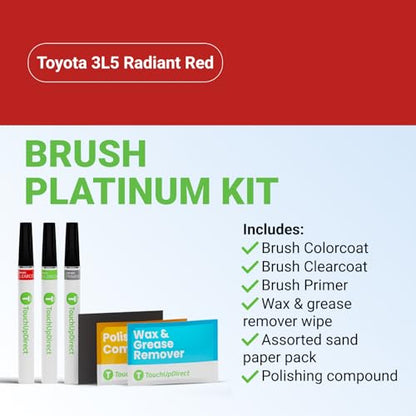 Car Paint Touch Up Brush Kit (Brush - Platinum Kit / Radiant Red)