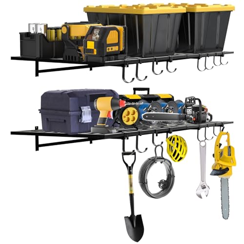 2 Pack Heavy Duty Garage Wall Shelves
