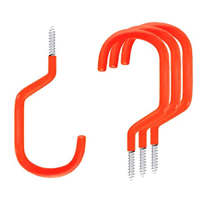 Bike Storage Hook (Extra Large 4 Pack Orange)