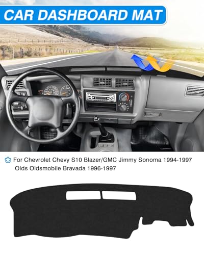 Dash Cover Fit for Chevrolet Chevy S10 Blazer (60*33(S10 Blazer/Sonoma 94-97))