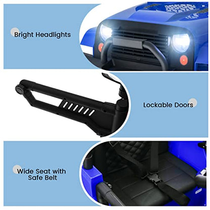 Kids Ride On Truck (Blue)