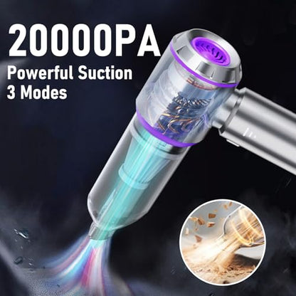 Car Vacuum Cordless Mini Handhled 4 (Purple)