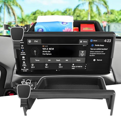 Car Phone Holder Center Console Organizer for Honda Passport 2026【12.3 (Holder Box for Honda Passport 2026)