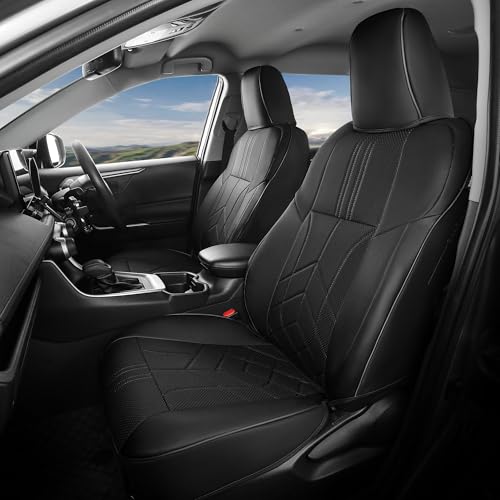 for Toyota RAV4 Seat Covers 2013 2014 2015 2016 2017 2018 RAV 4 XLE SE Limited Platinum Adventure (Black / 2013-2018 Limited/XLE/SE/Platinum/Adventure)