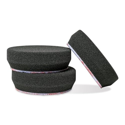 3" Black Foam Finishing Pads for Car Polishing and Detailing (3" Pads (Set of 3) / 3" (Set of 3))