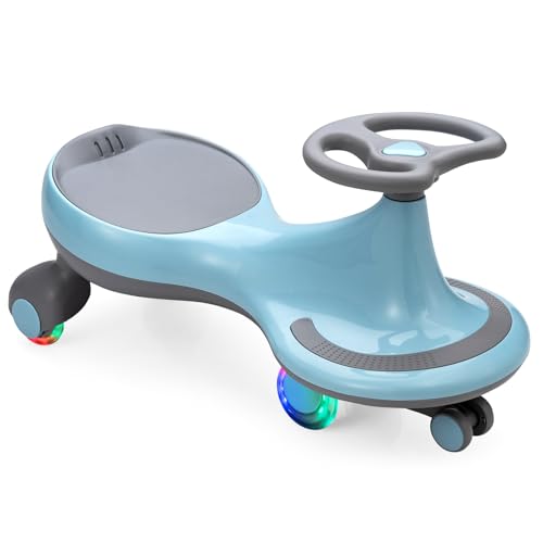 Wiggle Car 2 in 1 Swing Car for Kids (Blue)