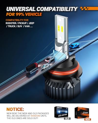 9004 LED Bulbs 80000LM 6500K Cool White (9004/HB1)