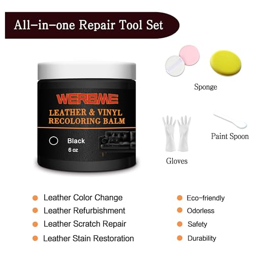 Leather Recoloring Balm (Black)