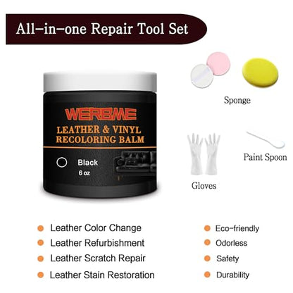 Leather Recoloring Balm (Black)