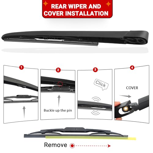 3 Pack Windshield Wiper Blades Replacement for Honda CRV CR (21"/20"/10")