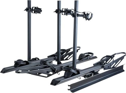 250LBS. Capacity Foldable Aluminum 3 (250 lbs 3-Bike Rack with Ramp)