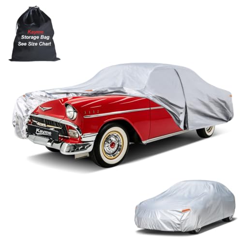 Coupe Car Cover See Vehicle Size Chart for Accurate Fit (Aluminum-Silver / 1 C5 Fit Coupe/Cabrio-Length (196" To 203"))