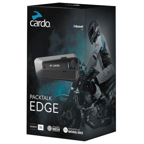PACKTALK Edge Motorcycle Bluetooth Communication System Headset Intercom (Edge / Dual Pack)