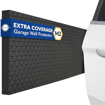 M2 Garage Wall Protector for Car Door (Black / 2 Pack)
