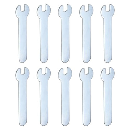 10pcs Small Wrench 5x66x1.5mm Metric U (5x66x1.5mm)