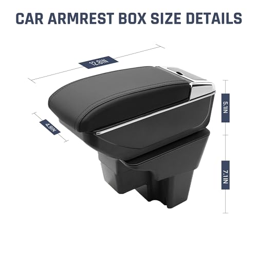 for KIA Stonic Rio 3 2018 (NO USB Ports / Black Thread)